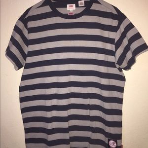 Levi’s Yankees Baseball Navy Heavy striped shirt